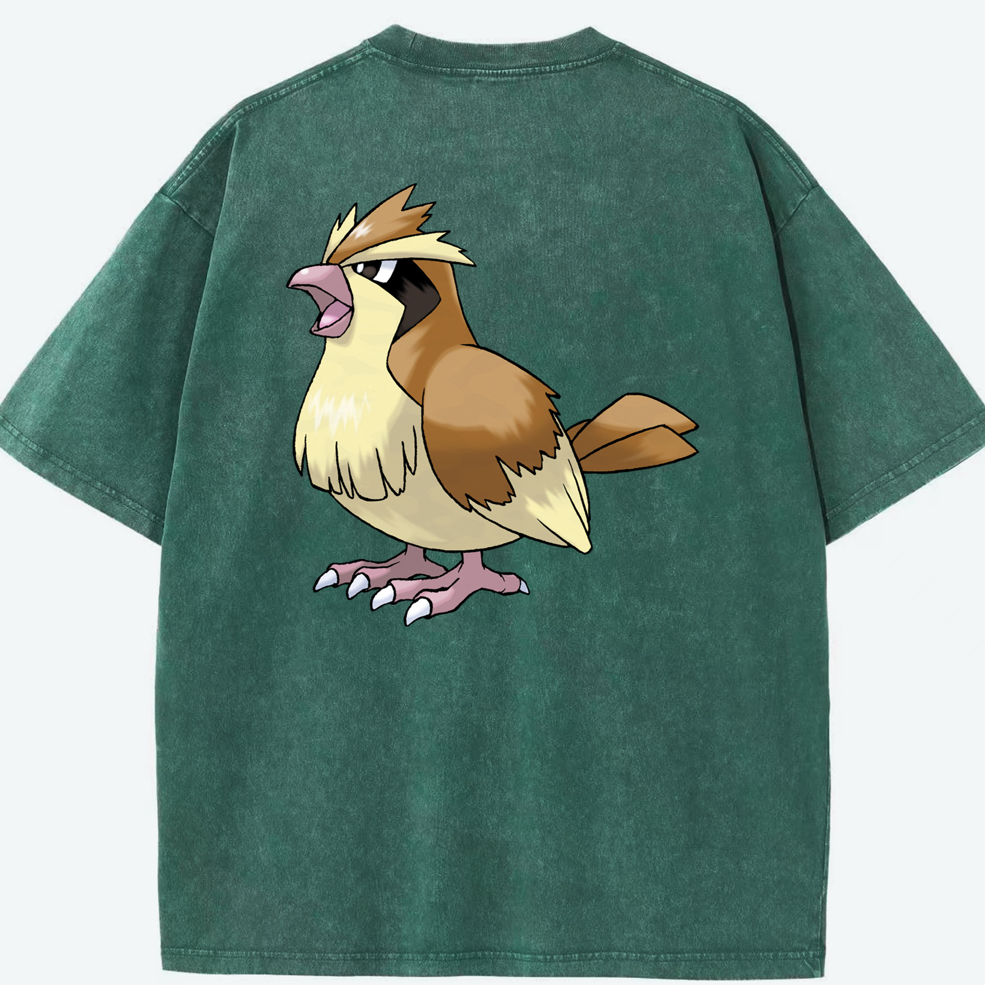 （画像用） ポケットモンスター Pokémon 綿100% ヴィンテージ風 半袖Tシャツ（背面プリント）